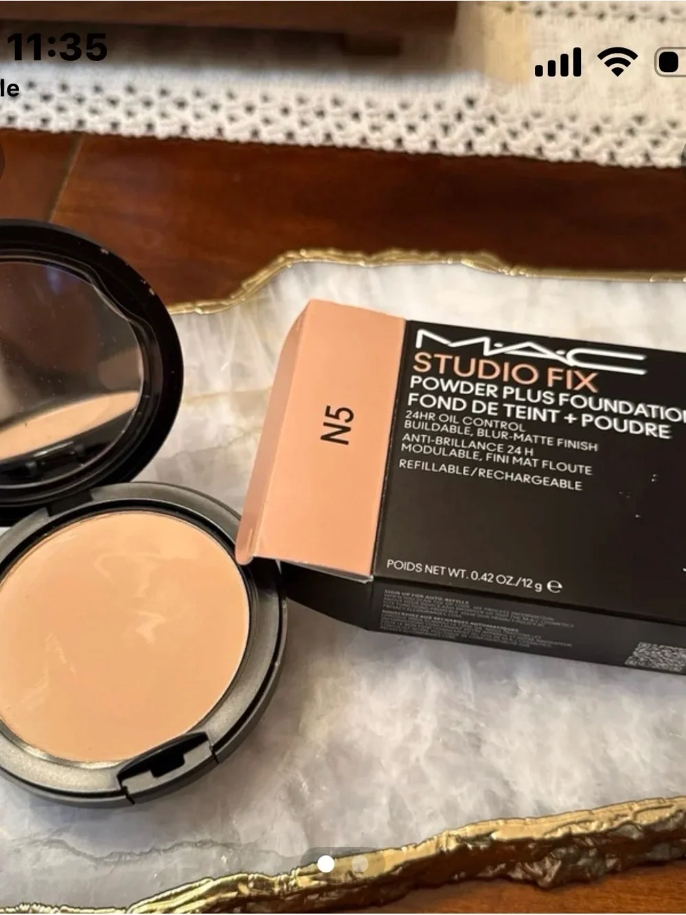 MAC Cosmetics Pressed Powder Compact - Cream Beige